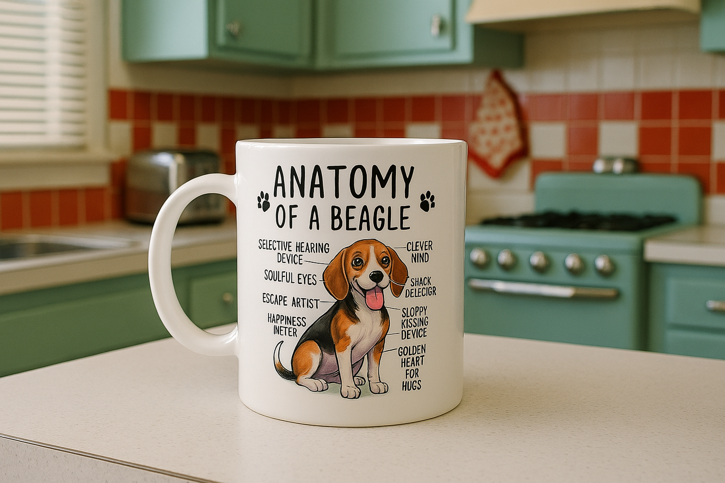 Anatomy of a Beagle - Ceramic Mug