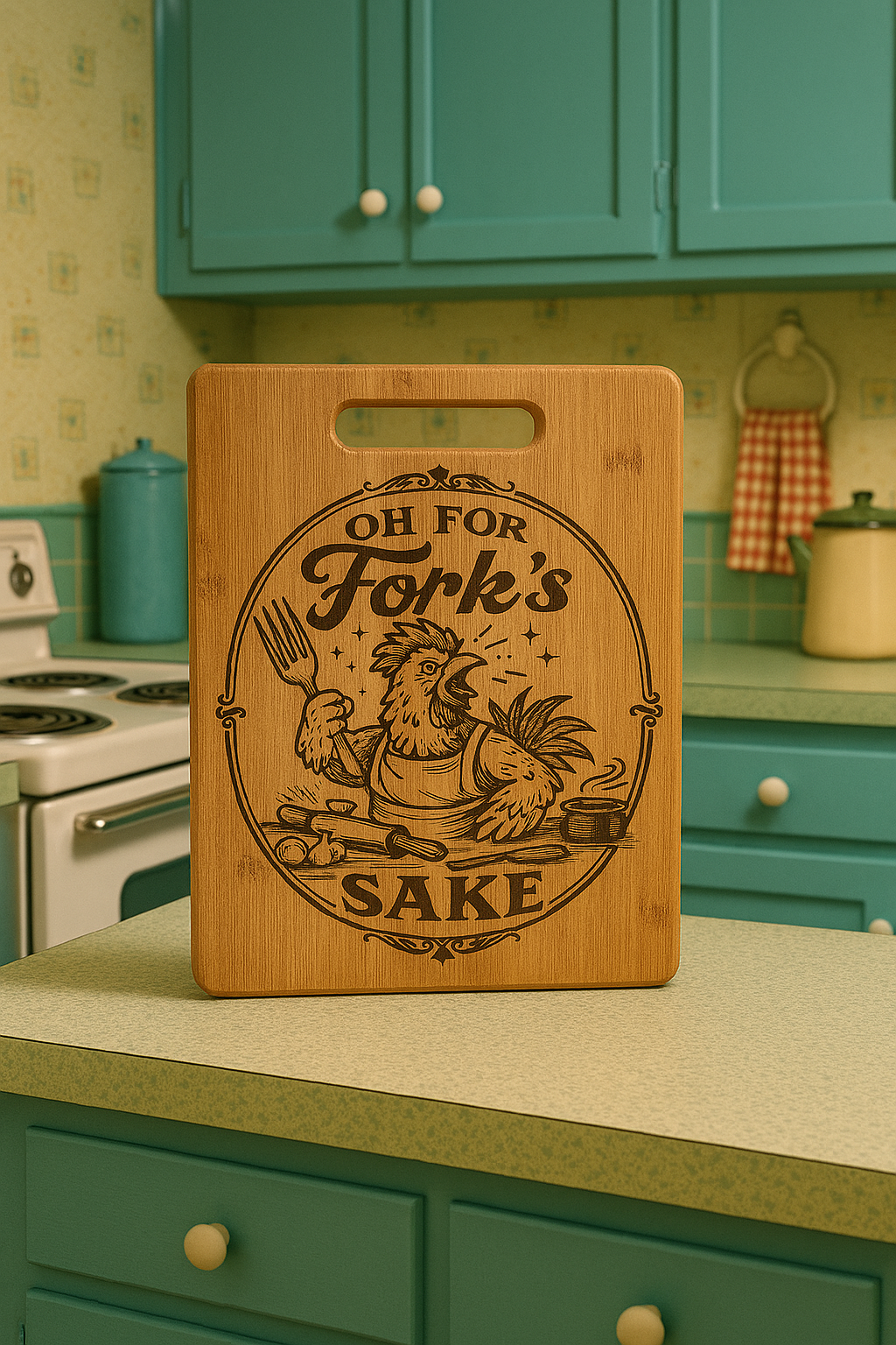 Oh for Forks Sake - Chopping Board