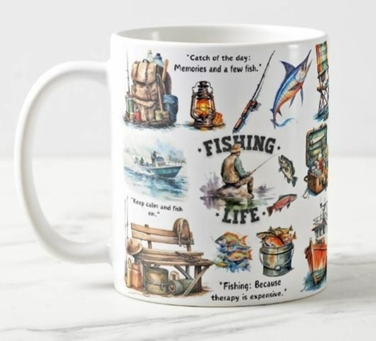 Fishing Life - Ceramic Mug