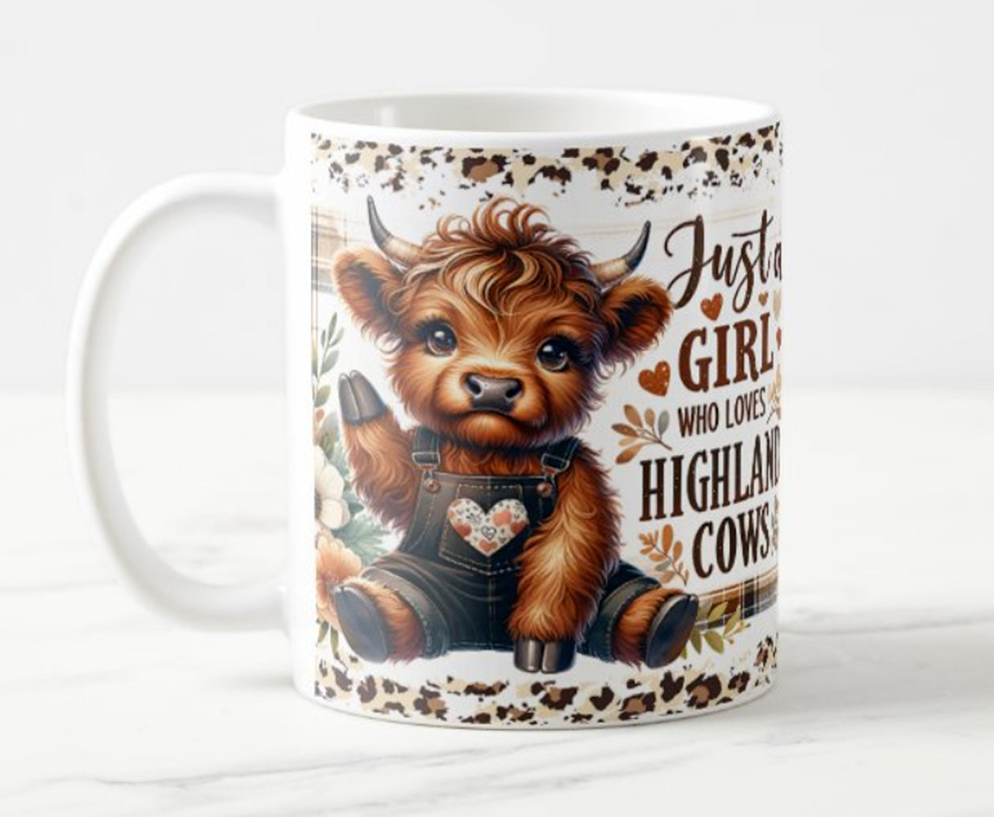 Just a Girl who loves Highland Cows - Ceramic Mug