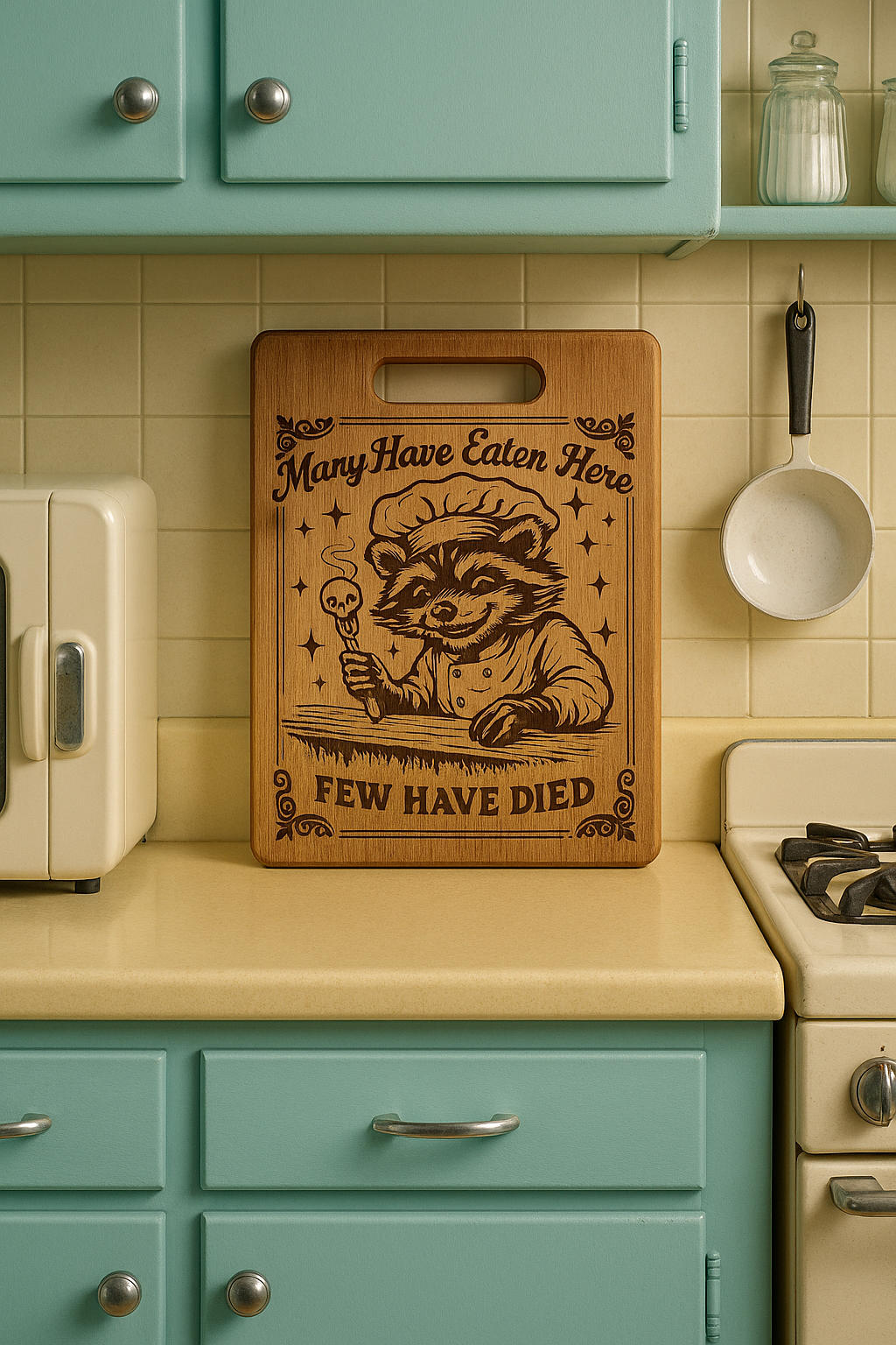 Many Have Eaten here few have died - Chopping Boards