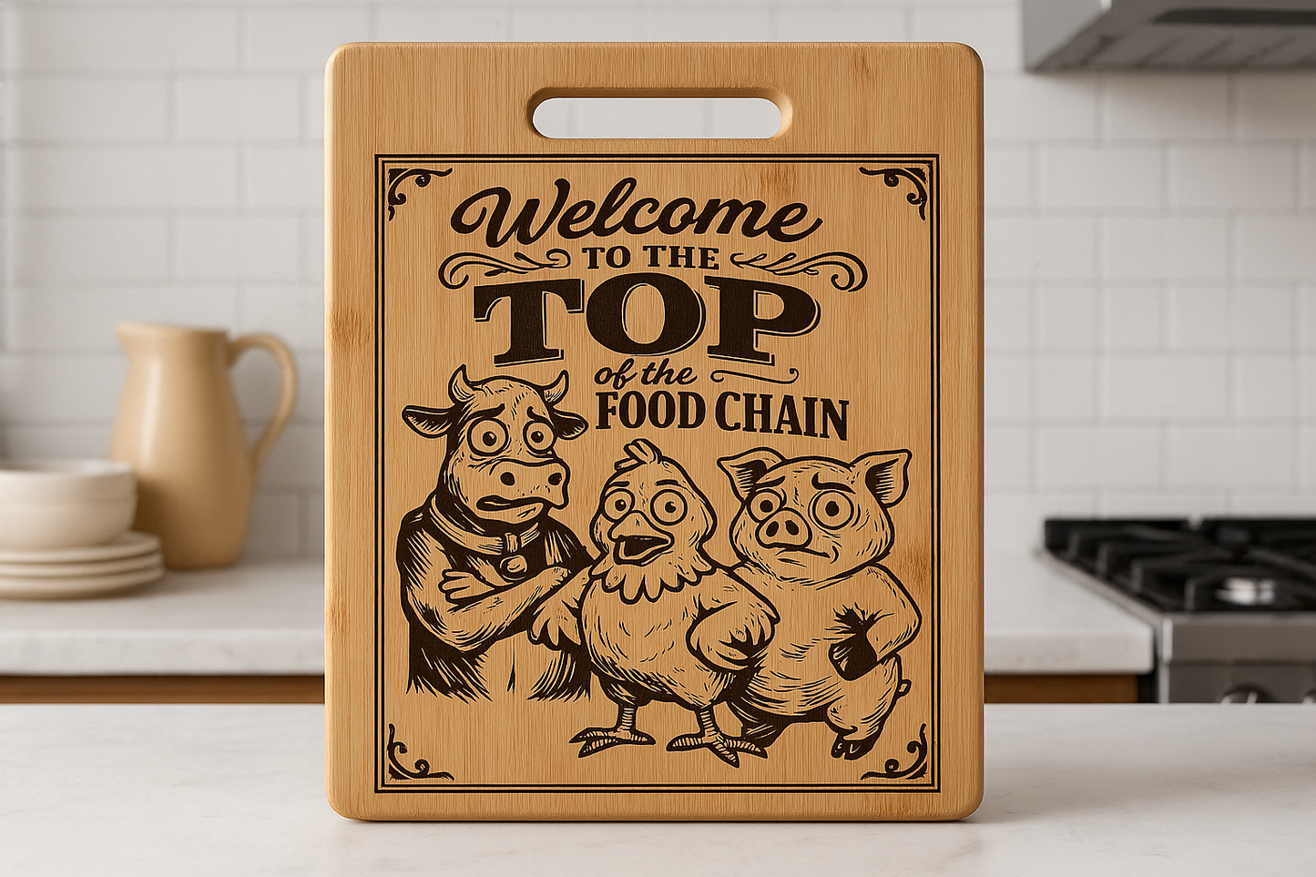 Welcome to the Top of the food chain - Chopping Board