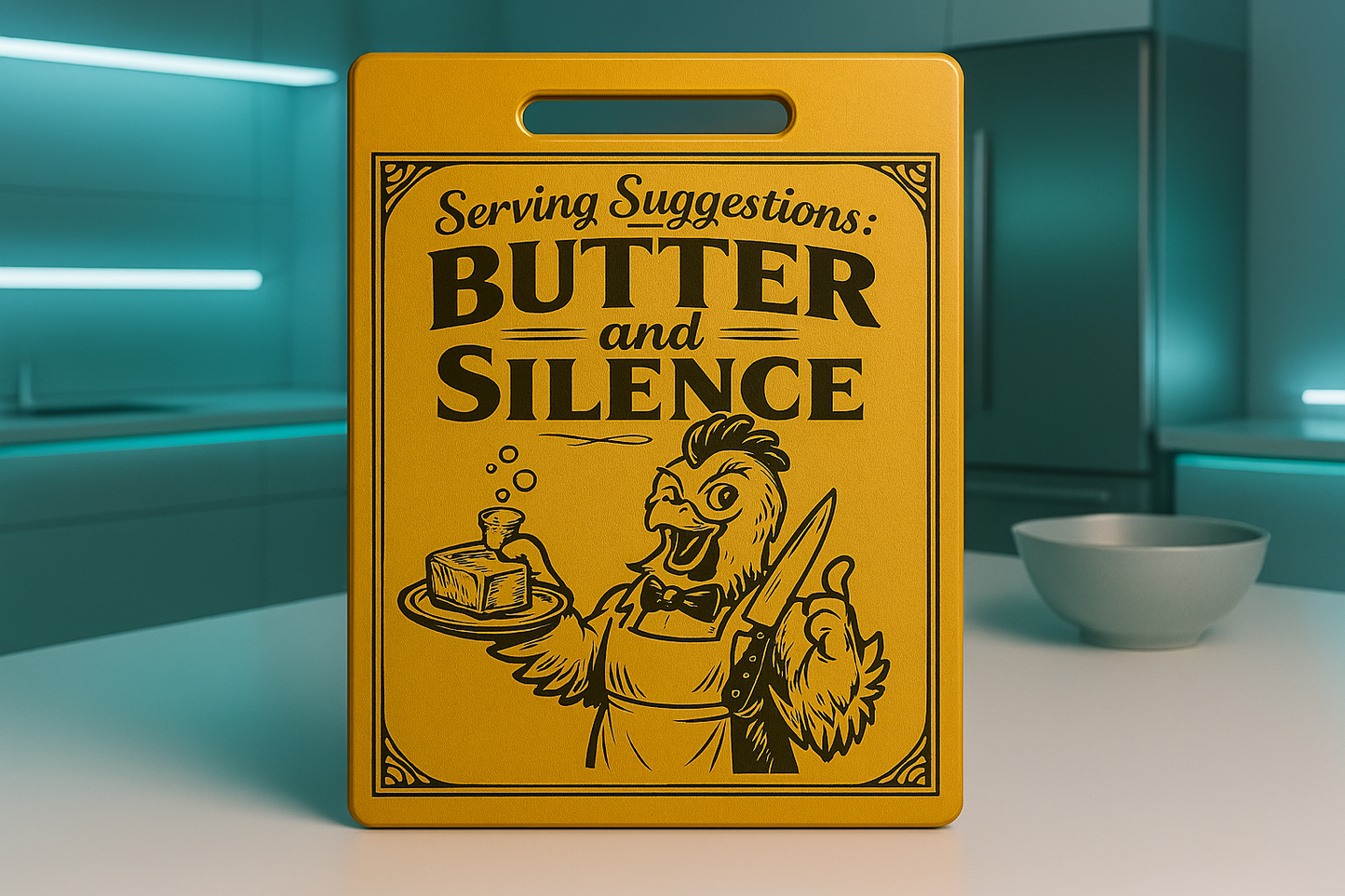 Serving Suggestion Butter and Silence - Chopping Board