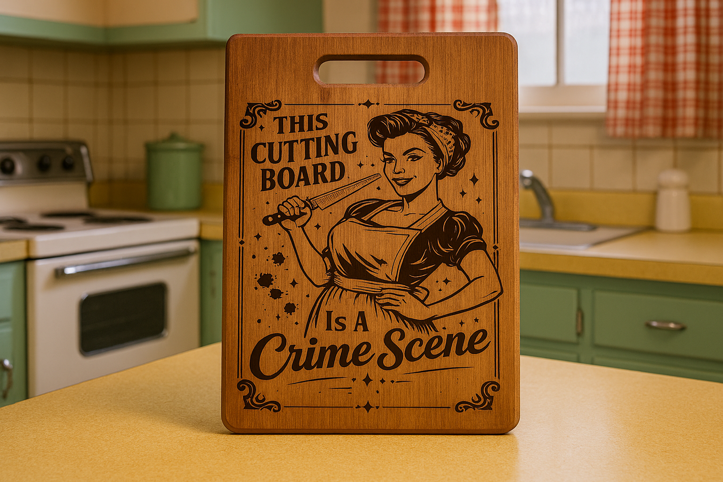 This cutting Board is a Crime Scene - Chopping Board