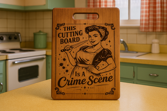 This cutting Board is a Crime Scene - Chopping Board