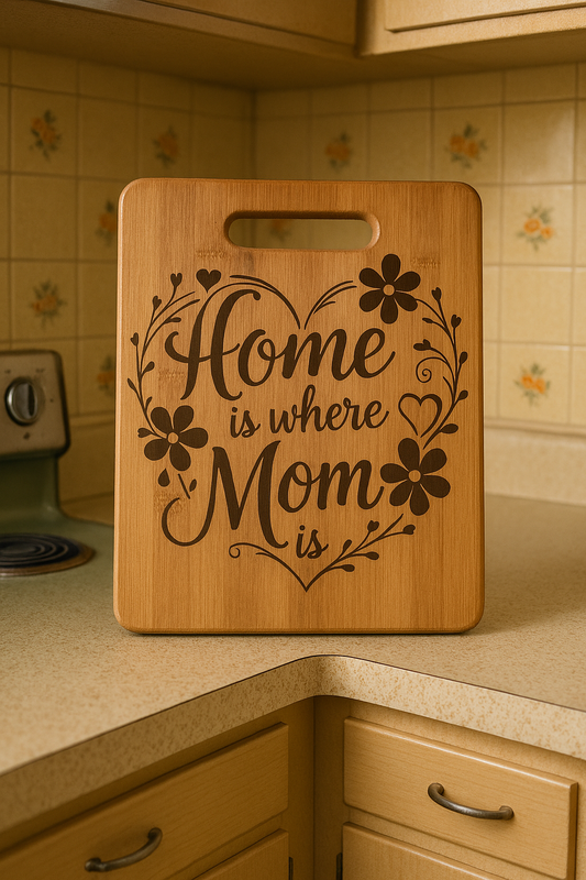 Home is where Mom is - Chopping Board