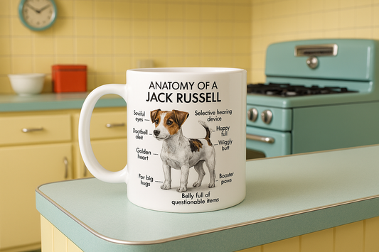 Anatomy of a Jack Russell - Ceramic Mug