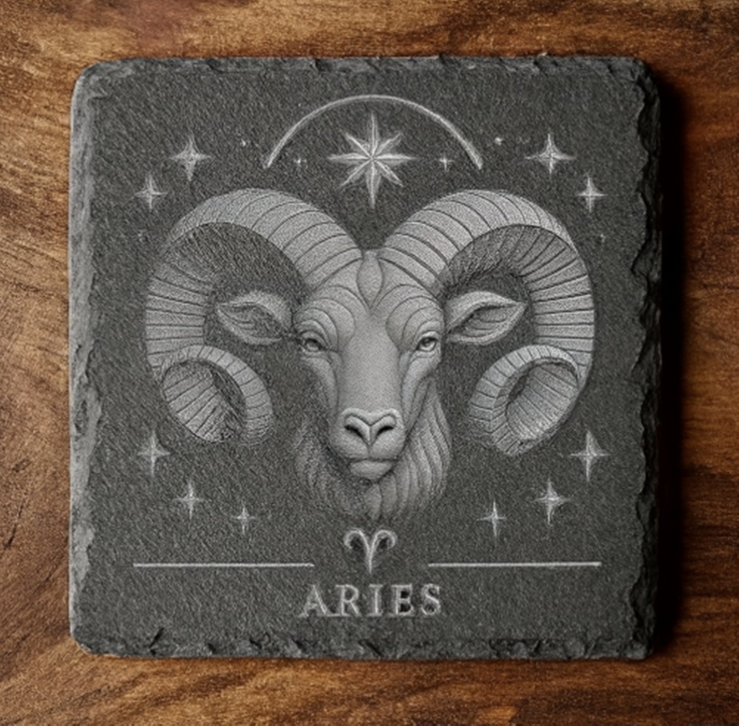 Aries Star sign - Slate Coaster