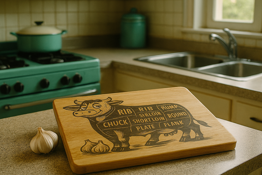 Cuts of Beef - Chopping Board