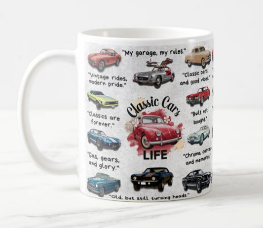 Classic Cars - Ceramic Mug