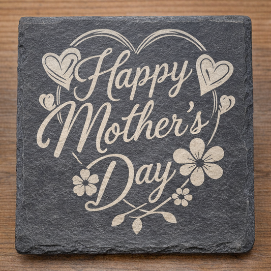 Happy Mothers Day - Slate coaster