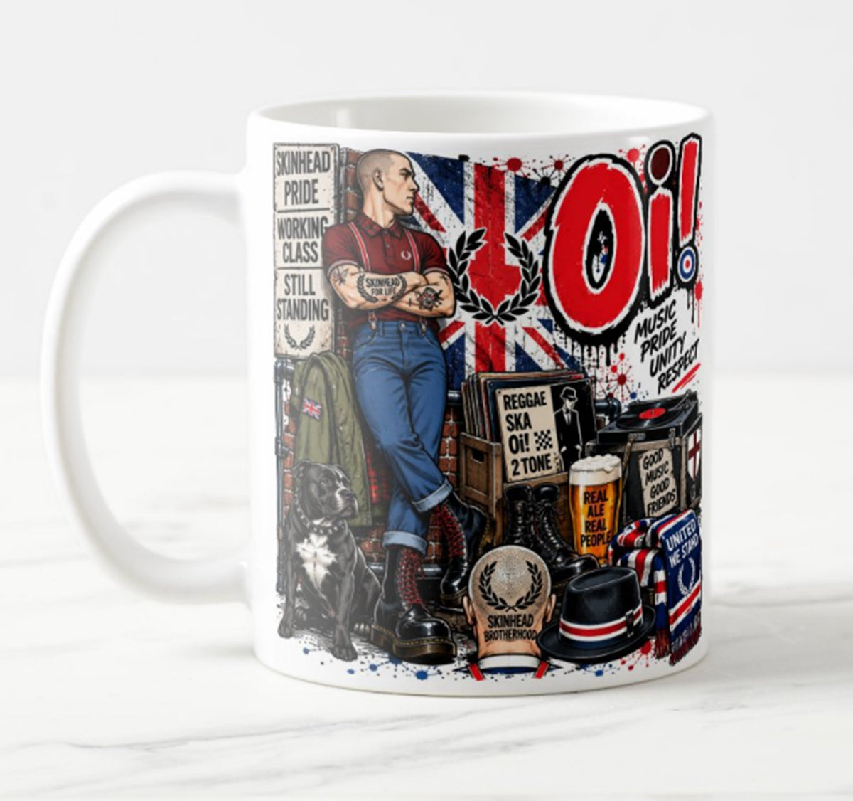 Skinhead Oi - Ceramic Mug